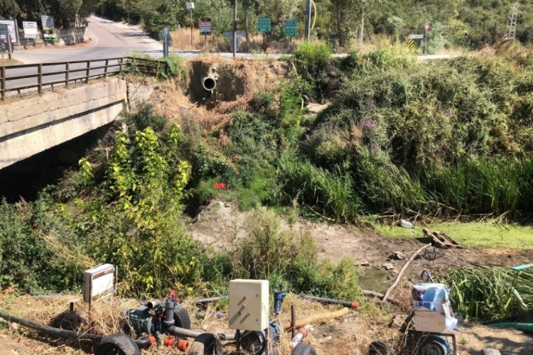 Bursa'da bir ilçenin can damarı tamamen kurudu!