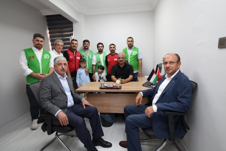 Milletvekili Yavuz'dan İHH Dilovası'na ziyaret