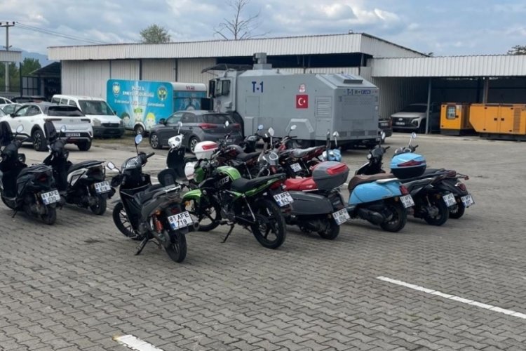Motosiklet operasyonunda 27 kişi gözaltını alındı