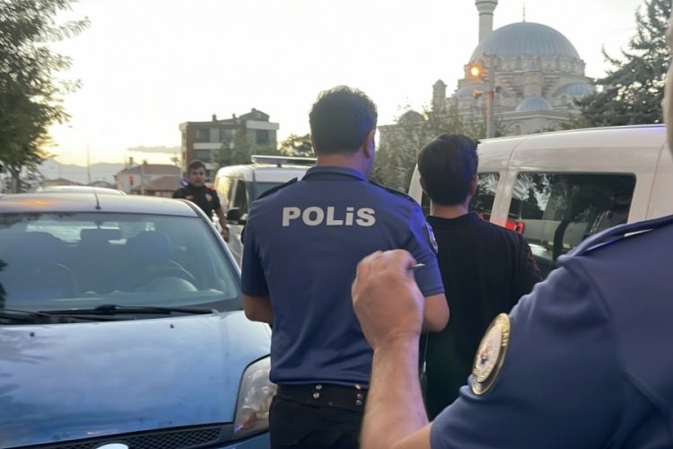 Polisin 'dur' ihtarına uymayan motosikletli, kovalamaca sonucu yakalandı