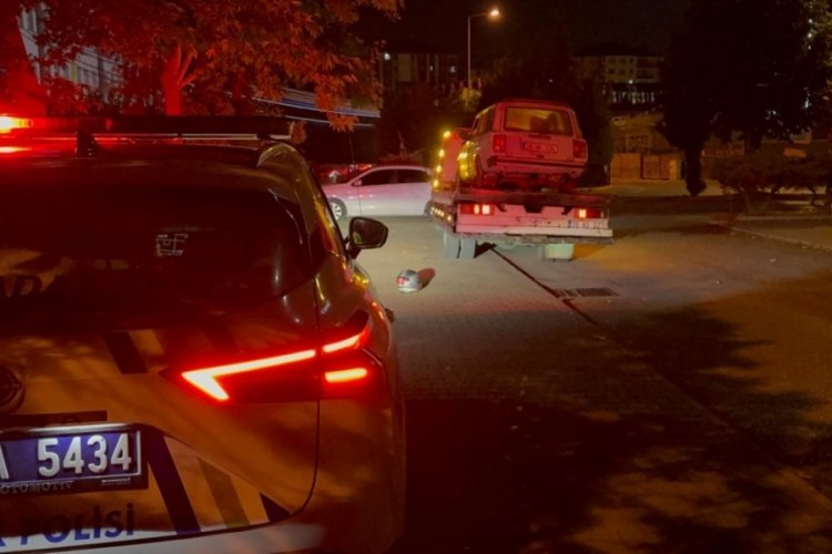 Polisten kaçan motosikletli bakın ne halde yakalandı!