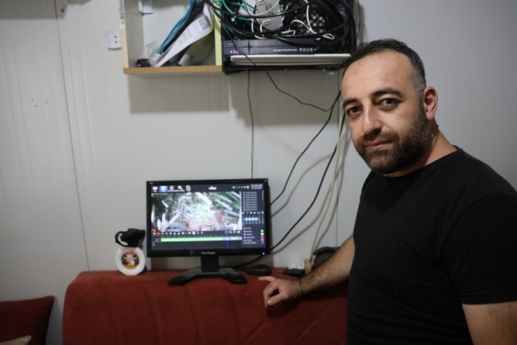 Ölümden saniyelerle kurtulduğu anlar kamerada