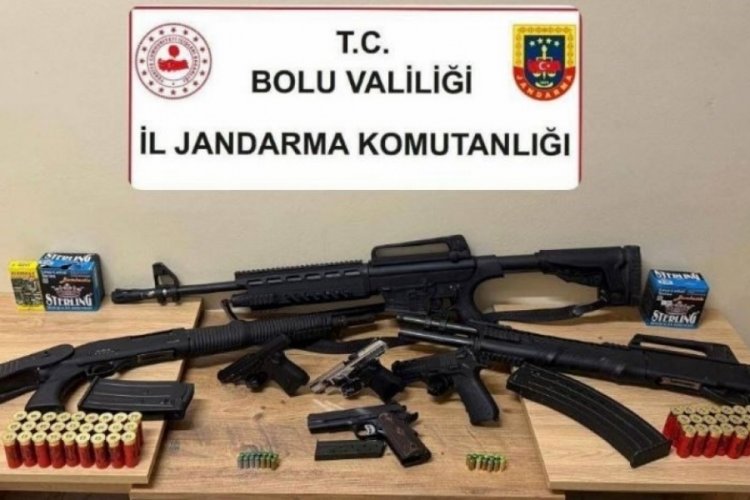 Bolu'da düğün magandalarına geçit yok: 7 silah ele geçirildi