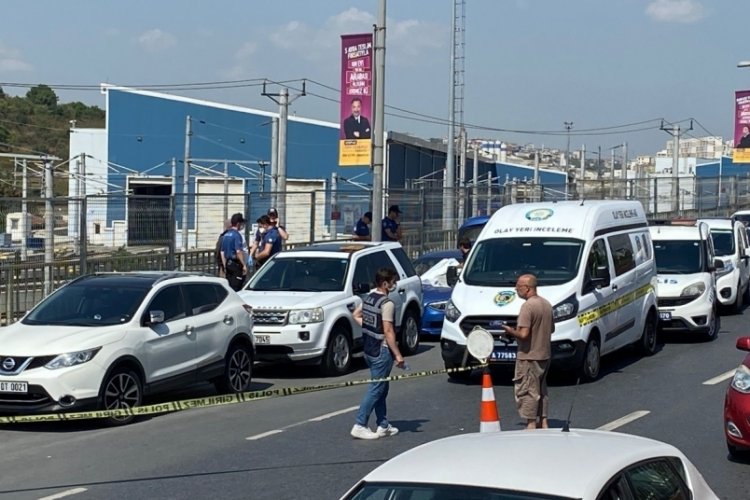 Marmaray istasyonu önünde şok eden olay