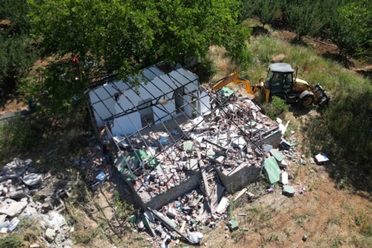 Bursa'nın o ilçesinde kaçak yapıyla mücadele sürüyor