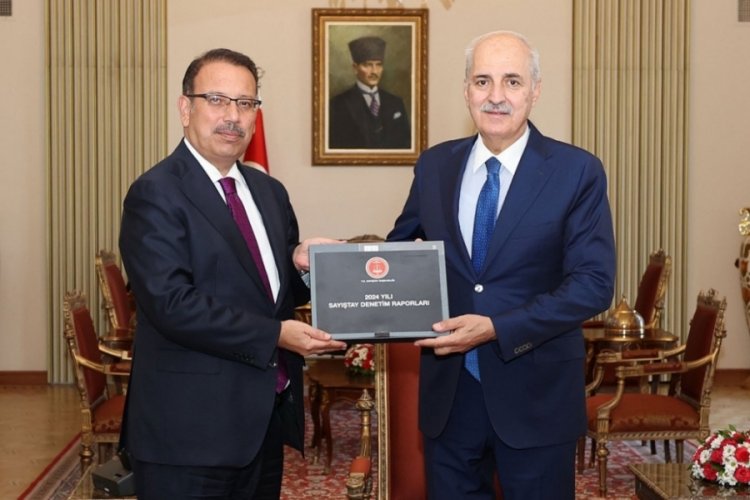 TBMM Başkanı Kurtulmuş, Sayıştay Başkanı Yener'i kabul etti