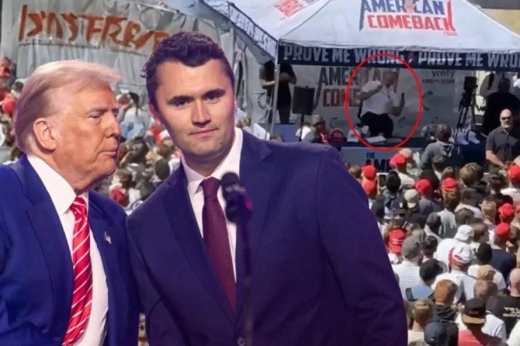 ABD'li siyasi aktivist Charlie Kirk suikasta uğradı! Dehşet veren anlar kamerada...