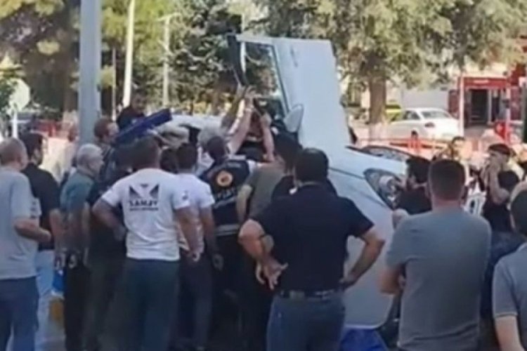 Kastamonu'da otomobilin içine giren arı kazaya yol açtı