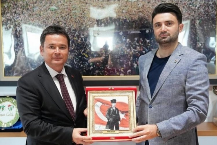 Erkan Aydın'dan Bursaspor'a moral ziyareti
