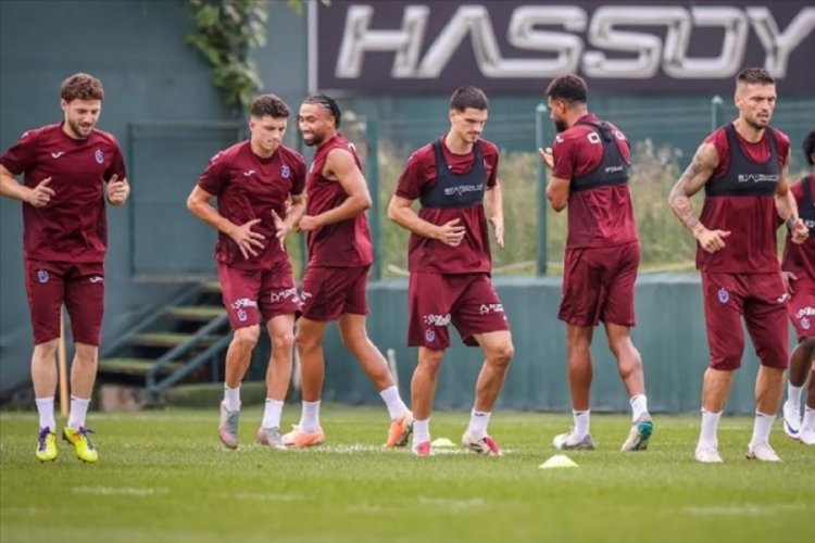 Trabzonspor, Fenerbahçe maçı hazırlıklarını sürdürdü 