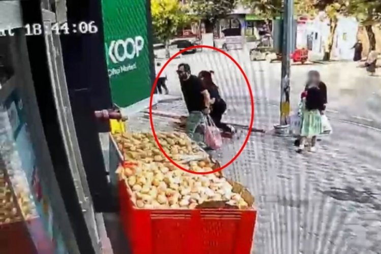 Bursa'da pes dedirten görüntü! El ele geldiler hırsızlık yaptılar