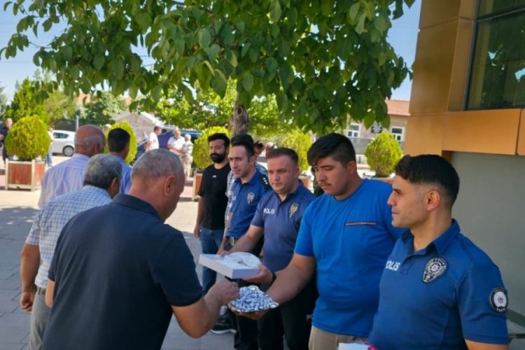 İzmir'de şehit olan polisler için Evren'de Mevlid-i Şerif okutuldu
