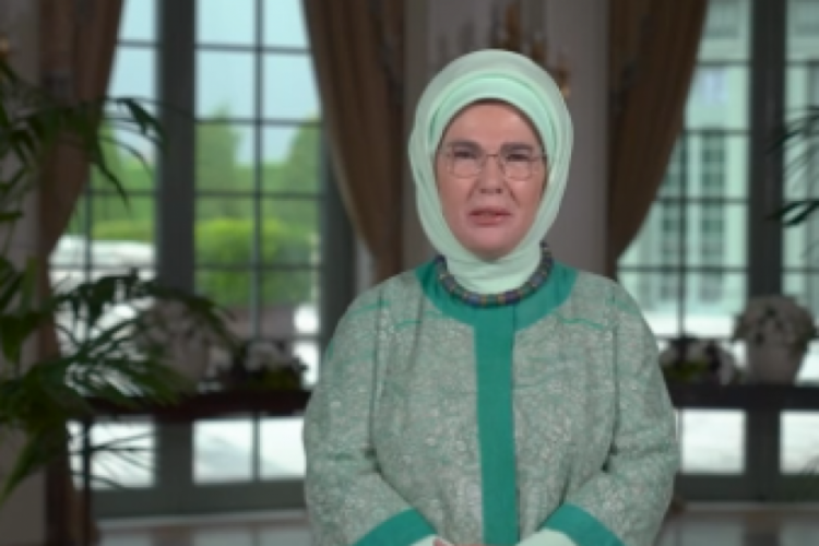 Emine Erdoğan video mesaj gönderdi