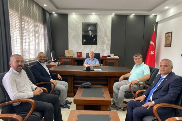 OYAÇ MYO yönetiminden Kaymakam Karamehmetoğlu'na Yurt Projesi ziyareti 
