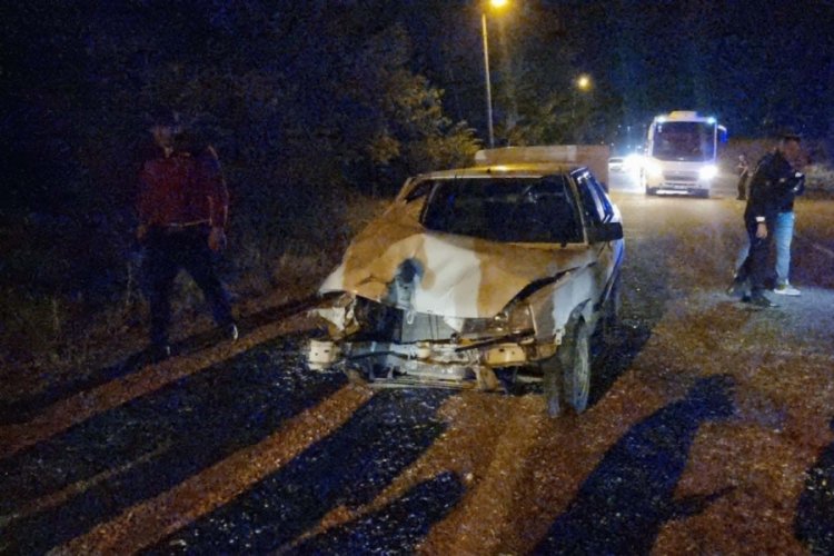 Aynı bölgede 3 dakika arayla iki kaza kamerada: 1 yaralı