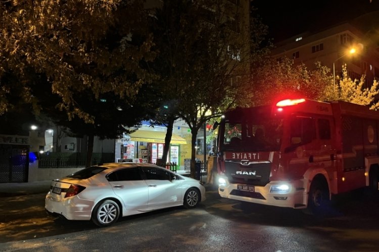 Apartmana yayılan gaz kokusu paniğe neden oldu
