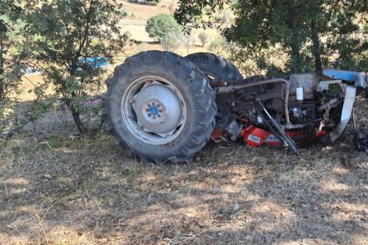 Takla atan traktörün sürücüsü yaşamını yitirdi!