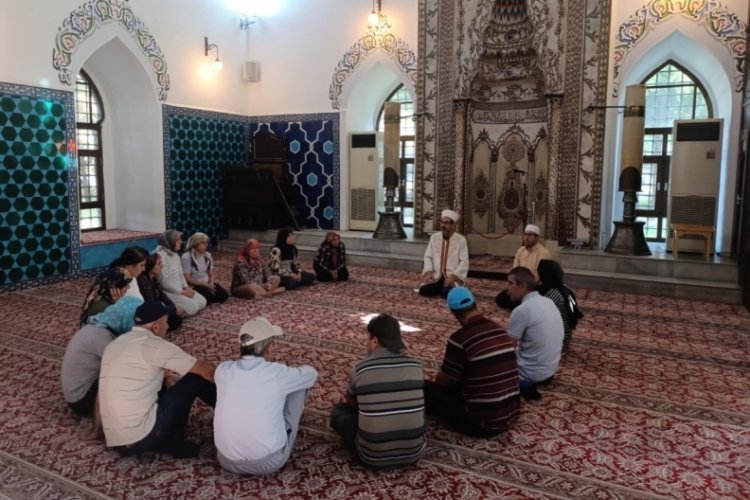 Engelli bireyler Muradiye K&uuml;lliyesi'nde