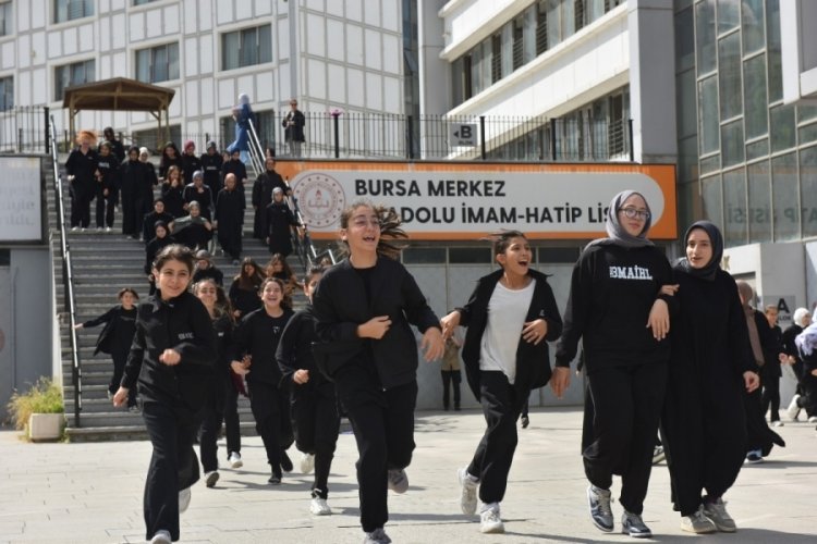 Yıldırım'da gerçeğini aratmayan tatbikat