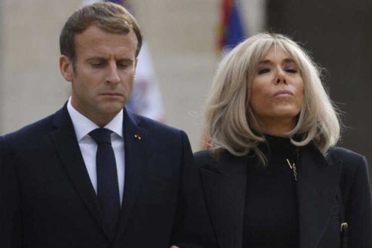 Erkek olduğu iddia edilmişti! Macron çifti, First Lady'nin gerçekten kadın olduğunu ispatlayacak
