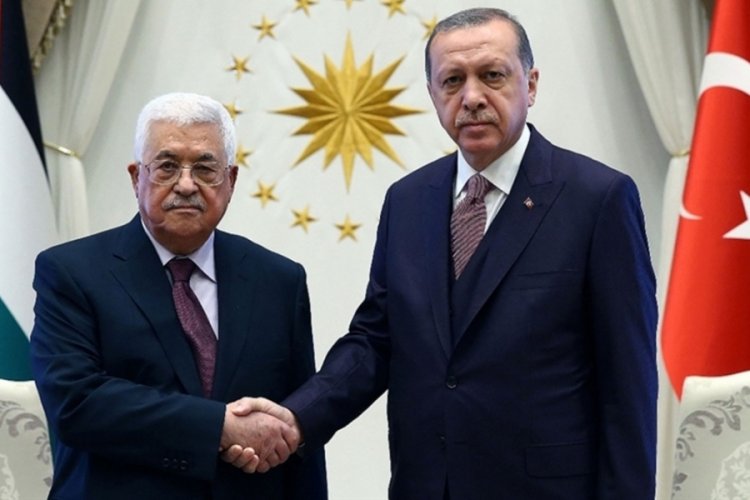 Cumhurbaşkanı Erdoğan, Beştepe'de Mahmud Abbas ile görüştü 