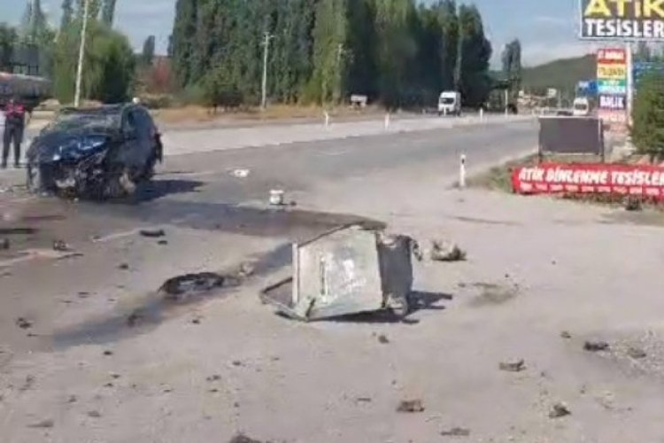 Takla atan cipin sürücüsü hayatını kaybetti 