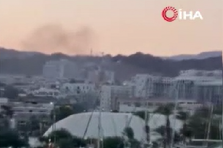İsrail'in Eliat kentine dron saldırısı! 