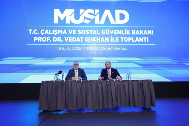 Bakan Işıkhan, MÜSİAD Yönetim Kurulu Toplantısı'na katıldı 