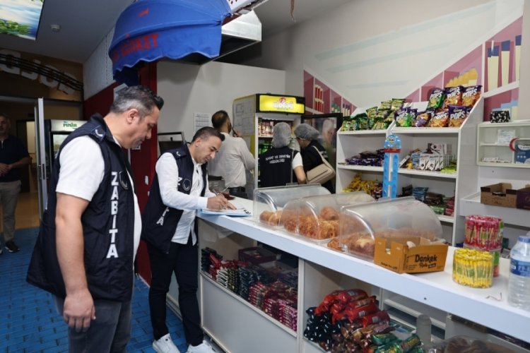 Nil&uuml;fer'de okul kantinleri ve kırtasiyelere kapsamlı denetim