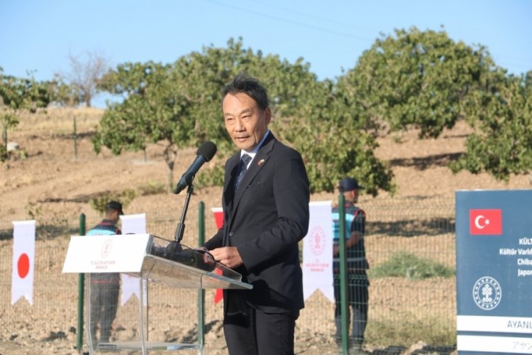 Japonya Büyükelçiliğinden kazı çalışmalarına destek 