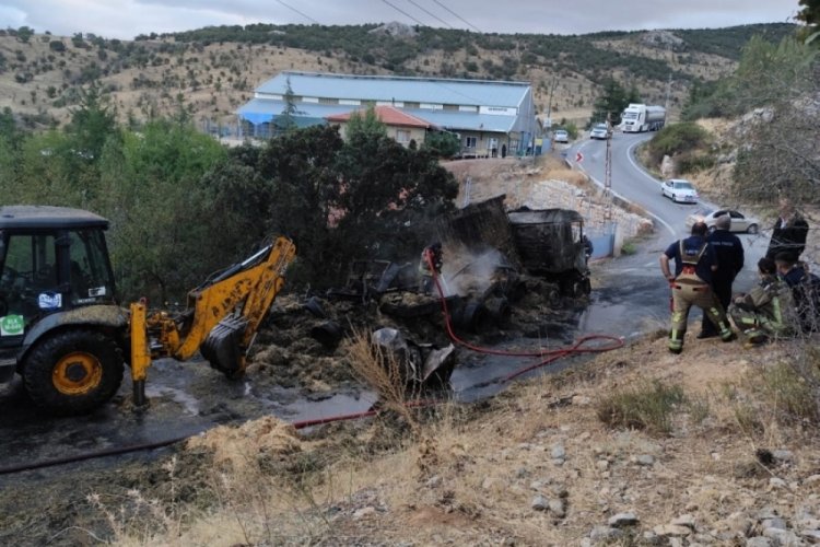 Ankara'da aynı tırda peş peşe yangın çıktı
