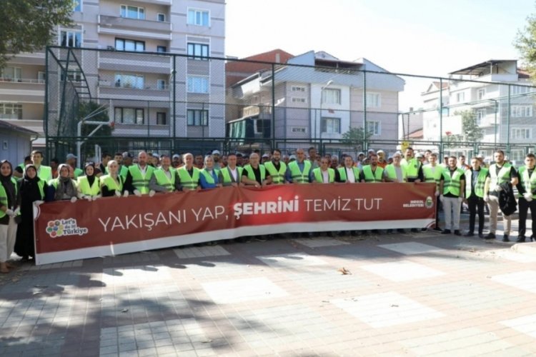 İneg&ouml;l'de topyek&uuml;n temizlik