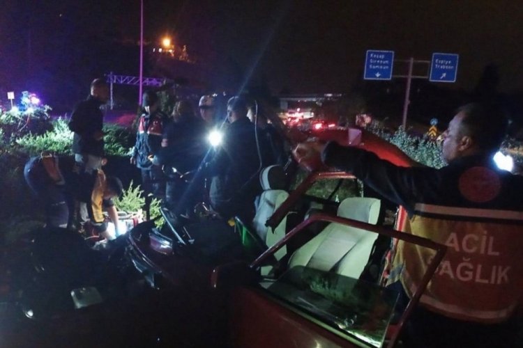 Giresun'da feci kaza: 1 ölü, 3 yaralı 