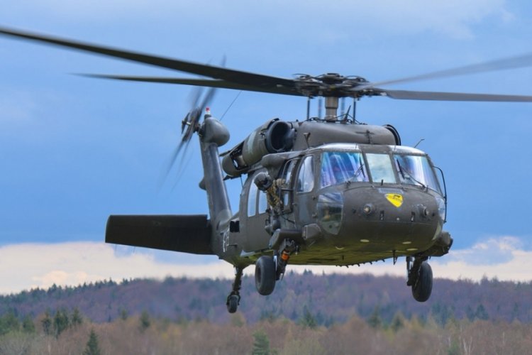 Askeri helikopter düştü: 4 can kaybı