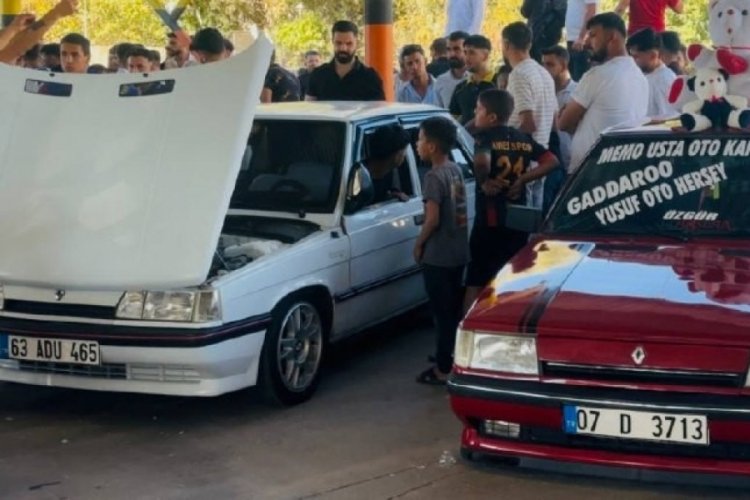 Modifiye araç tutkunları Suriye sınırında buluştu 