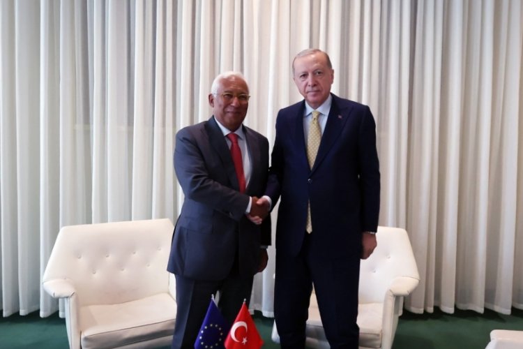 Cumhurbaşkanı Erdoğan, AB Konseyi Başkanı Costa'yı kabul etti 