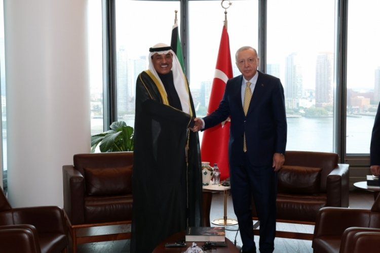 Cumhurbaşkanı Erdoğan, Kuveyt Veliaht Prens Sabah Halid es-Sabah'ı kabul etti 