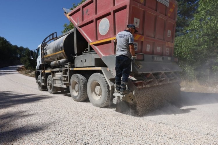 Bursa dağ ilçelerinde ulaşıma konfor geldi
