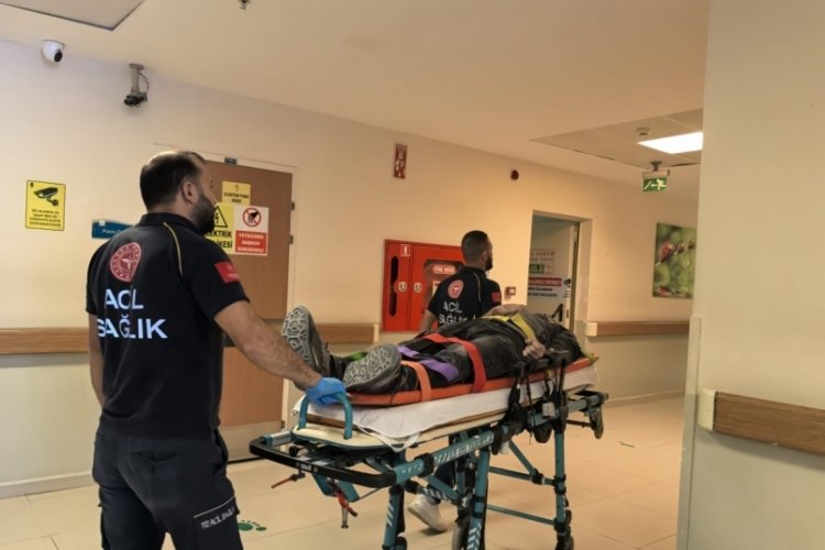 Bursa'da işçi feci yaralandı!