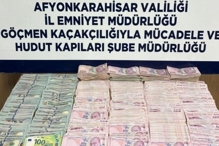 Afyonkarahisar'da operasyon! 1 milyon TL ele geçirildi 