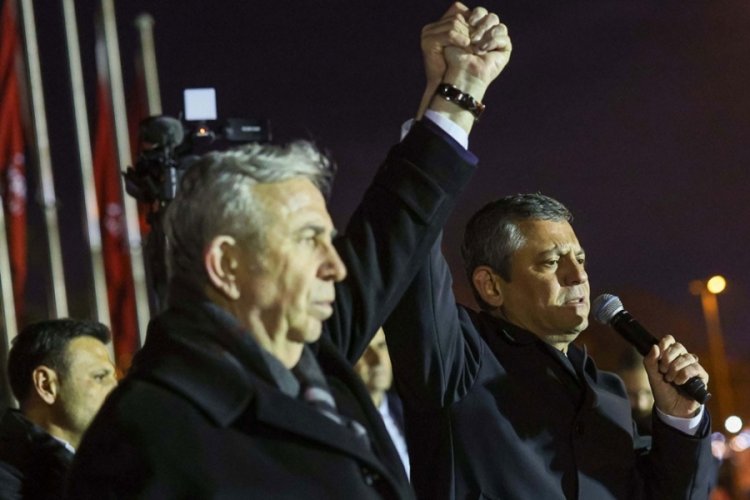 CHP lideri Özel'den Mansur Yavaş'a destek