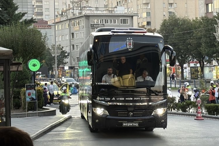 Beşiktaş kafilesi, Kayseri'ye geldi 