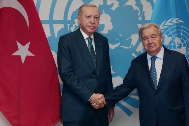 Cumhurbaşkanı Erdoğan, BM Genel Sekreteri Guterres ile görüştü 