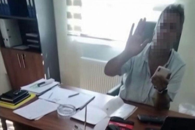 İşten çıkarıldı, şantiye şefinin üzerine kaynar su boşalttı! O anlar kameralara yansıdı...