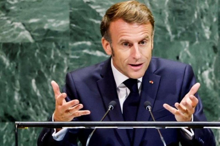 Macron: Gazze için güvenilir bir barış planı benimsedik 