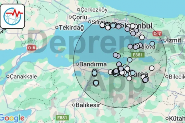 O uygulama depremi 14 saniye önceden bildirdi