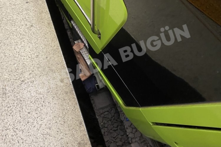 Bursa'da metronun altında kaldı! 