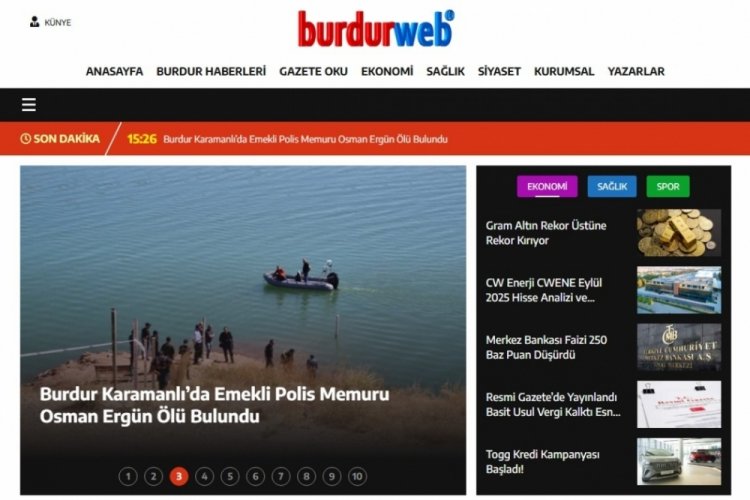 Burdur'un Nabzını Tutmak İçin Doğru Adres: Burdurweb