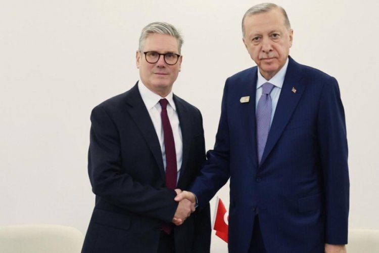 Cumhurbaşkanı Erdoğan, İngiltere Başbakanı Starmer ile görüştü 