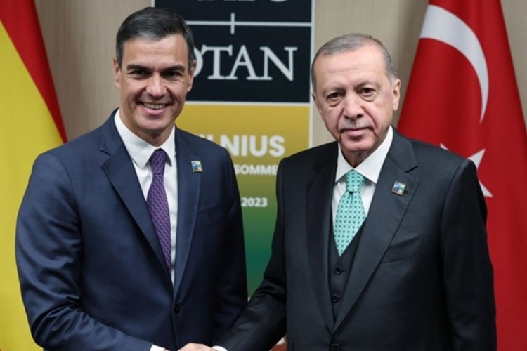 Cumhurbaşkanı Erdoğan, İspanya Başbakanı Pedro Sanchez ile görüştü 